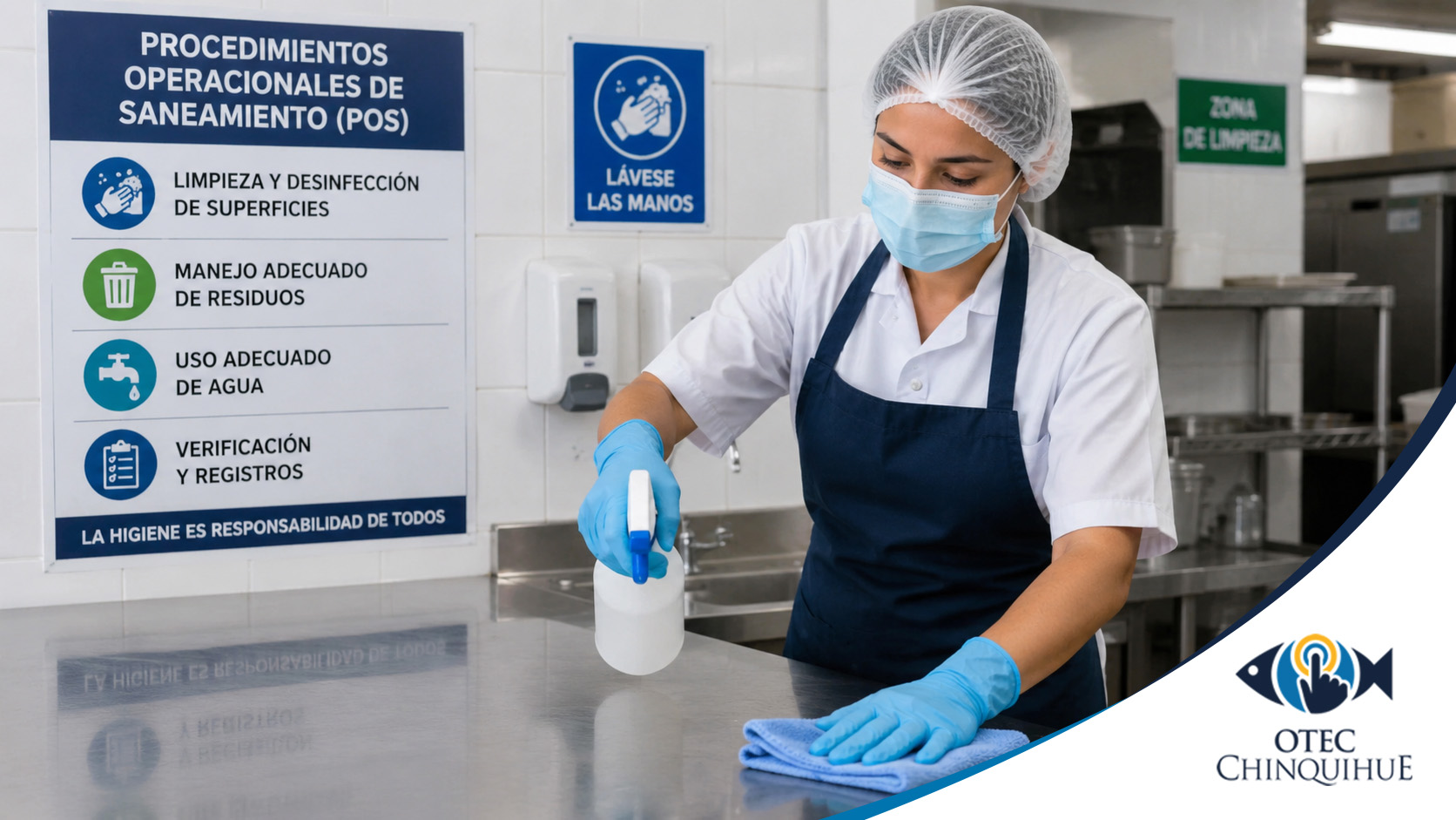 Aplicación de los procedimientos Operacionales de Saneamiento (POS)